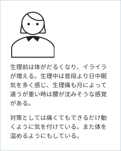 生理日のお風呂上がり対策。経血問題を解決するナプキン補助商品。生理の女性の悩み、お風呂上りに経血漏れでバスマットや脱衣所、足を汚さないよう下着に付けるのではなくデリケートゾーンに簡単に装着する。ナプラスを付けたままショーツを穿くことが出来ます。月経前症候群　PMS
